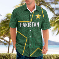 Custom Pakistan Cricket Hawaiian Shirt Shaheens Crescent Star Spirit