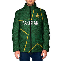 Custom Pakistan Cricket Padded Jacket Shaheens Crescent Star Spirit