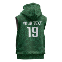 Custom Pakistan Cricket Sleeveless Hoodie Shaheens Crescent Star Spirit