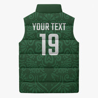 Custom Pakistan Cricket Sleeveless Puffer Jacket Shaheens Crescent Star Spirit