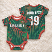 Custom Bangladesh Cricket Baby Onesie Royal Bengal Tiger Spirit