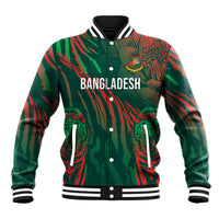 Custom Bangladesh Cricket Baseball Jacket Royal Bengal Tiger Spirit