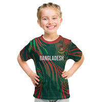 Custom Bangladesh Cricket Kid T Shirt Royal Bengal Tiger Spirit