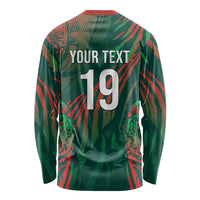 Custom Bangladesh Cricket Long Sleeve Shirt Royal Bengal Tiger Spirit
