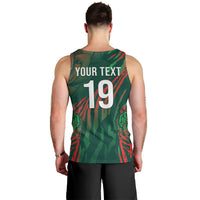 Custom Bangladesh Cricket Men Tank Top Royal Bengal Tiger Spirit