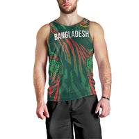 Custom Bangladesh Cricket Men Tank Top Royal Bengal Tiger Spirit