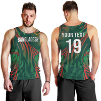 Custom Bangladesh Cricket Men Tank Top Royal Bengal Tiger Spirit