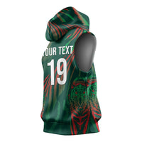Custom Bangladesh Cricket Sleeveless Hoodie Royal Bengal Tiger Spirit