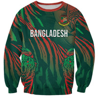 Custom Bangladesh Cricket Sweatshirt Royal Bengal Tiger Spirit