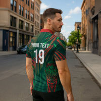 Custom Bangladesh Cricket Zipper Polo Shirt Royal Bengal Tiger Spirit