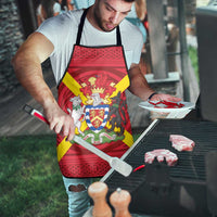 Personalized Anglesey Ynys Mon Apron Map and Emblem Celtic Style - Wonder Print Shop