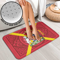 Personalized Anglesey Ynys Mon Bathroom Set Map and Emblem Celtic Style - Wonder Print Shop