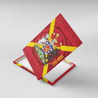 Personalized Anglesey Ynys Mon Canvas Wall Art Map and Emblem Celtic Style - Wonder Print Shop