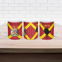 Personalized Anglesey Ynys Mon Ceramic Mug Map and Emblem Celtic Style - Wonder Print Shop