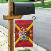 Personalized Anglesey Ynys Mon Garden Flag Map and Emblem Celtic Style - Wonder Print Shop