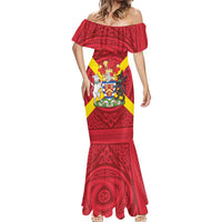 Personalized Anglesey Ynys Mon Mermaid Dress Map and Emblem Celtic Style - Wonder Print Shop