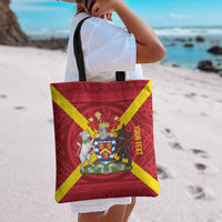 Personalized Anglesey Ynys Mon Tote Bag Map and Emblem Celtic Style - Wonder Print Shop