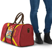 Personalized Anglesey Ynys Mon Travel Bag Map and Emblem Celtic Style - Wonder Print Shop