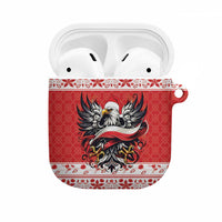 Poland Christmas AirPods Case Polish Eagle with Flag Style - Wonder Print Shop