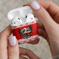 Poland Christmas AirPods Case Polish Eagle with Flag Style - Wonder Print Shop