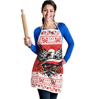 Poland Christmas Apron Polish Eagle with Flag Style - Wonder Print Shop