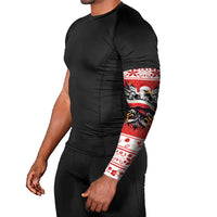 Poland Christmas Arm Sleeves Polish Eagle with Flag Style - Wonder Print Shop