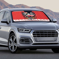 Poland Christmas Auto Sun Shade Polish Eagle with Flag Style - Wonder Print Shop