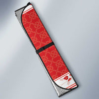 Poland Christmas Auto Sun Shade Polish Eagle with Flag Style - Wonder Print Shop