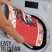 Poland Christmas Bathroom Set Polish Eagle with Flag Style - Wonder Print Shop