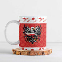 Poland Christmas Ceramic Mug Polish Eagle with Flag Style - Wonder Print Shop