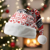 Poland Christmas Santa Hat Polish Eagle with Flag Style - Wonder Print Shop