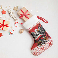 Poland Christmas Stocking Polish Eagle with Flag Style - Wonder Print Shop