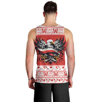 Poland Christmas Men Tank Top Polish Eagle with Flag Style - Wonder Print Shop