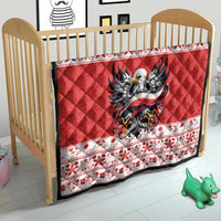 Poland Christmas Quilt Polish Eagle with Flag Style - Wonder Print Shop