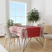 Poland Christmas Tablecloth Polish Eagle with Flag Style - Wonder Print Shop