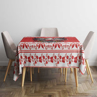Poland Christmas Tablecloth Polish Eagle with Flag Style - Wonder Print Shop