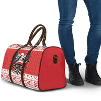 Poland Christmas Travel Bag Polish Eagle with Flag Style - Wonder Print Shop