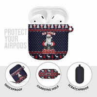 Funny Santa Six Seven Bruh Christmas AirPods Case Meme Gen Alpha Slang - Wonder Print Shop