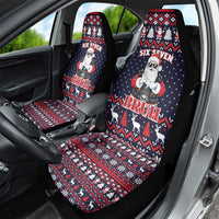 Funny Santa Six Seven Bruh Christmas Car Seat Cover Meme Gen Alpha Slang - Wonder Print Shop