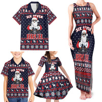Funny Santa Six Seven Bruh Christmas Family Matching Tank Maxi Dress and Hawaiian Shirt Meme Gen Alpha Slang - Wonder Print Shop