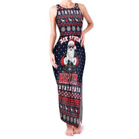 Funny Santa Six Seven Bruh Christmas Family Matching Tank Maxi Dress and Hawaiian Shirt Meme Gen Alpha Slang - Wonder Print Shop
