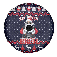 Funny Santa Six Seven Bruh Christmas Spare Tire Cover Meme Gen Alpha Slang - Wonder Print Shop