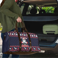 Funny Santa Six Seven Bruh Christmas Travel Bag Meme Gen Alpha Slang - Wonder Print Shop
