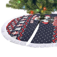 Funny Santa Six Seven Bruh Christmas Tree Skirt Meme Gen Alpha Slang - Wonder Print Shop