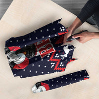 Funny Santa Six Seven Bruh Christmas Umbrella Meme Gen Alpha Slang - Wonder Print Shop