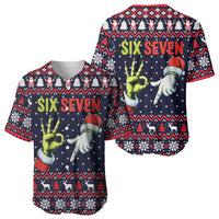 Grinch Hand Six Seven Xmas Baseball Jersey Meme Gen Alpha Slang - Wonder Print Shop