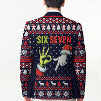 Grinch Hand Six Seven Xmas Blazer Meme Gen Alpha Slang - Wonder Print Shop