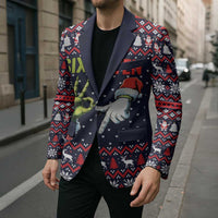 Grinch Hand Six Seven Xmas Blazer Meme Gen Alpha Slang - Wonder Print Shop
