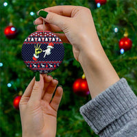 Grinch Hand Six Seven Xmas Ceramic Ornament Meme Gen Alpha Slang - Wonder Print Shop