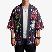 Grinch Hand Six Seven Xmas Kimono Meme Gen Alpha Slang - Wonder Print Shop